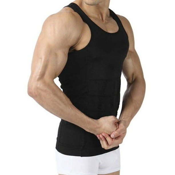 US Mens Slimming Body Shaper Gynecomastia Vest Shirt Tank Top Compression Corset US Mens Slimming Body Shaper Gynecomastia Vest Shirt Tank Top Compression Corset